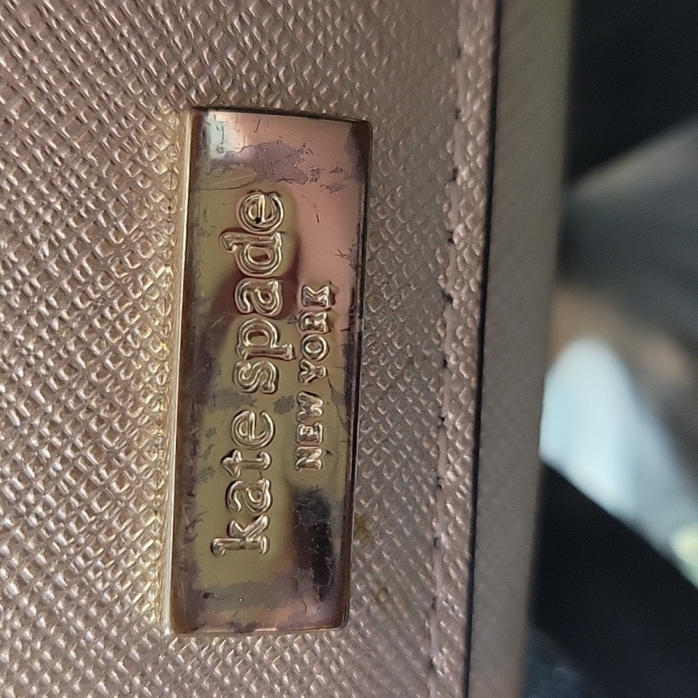 Kate Spade Women's Gold Wallet/keyholder - Picture 3 of 4